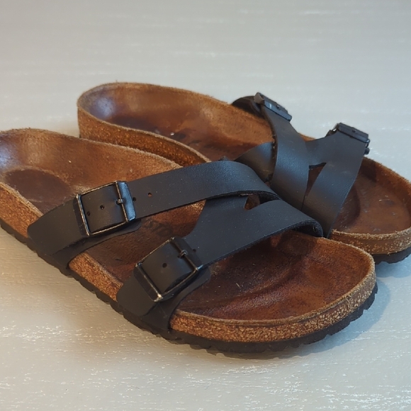 Birkenstock Women’s Yao Sandal Black Birko-Flor size 39 - Picture 10 of 10